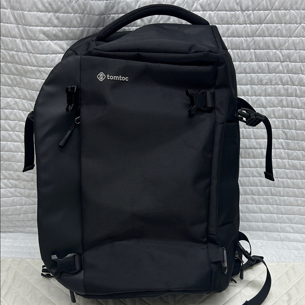 Tomtoc Black Men's Backpack